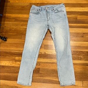 American Eagle Outfitters Blue Slim Jeans Faded Look